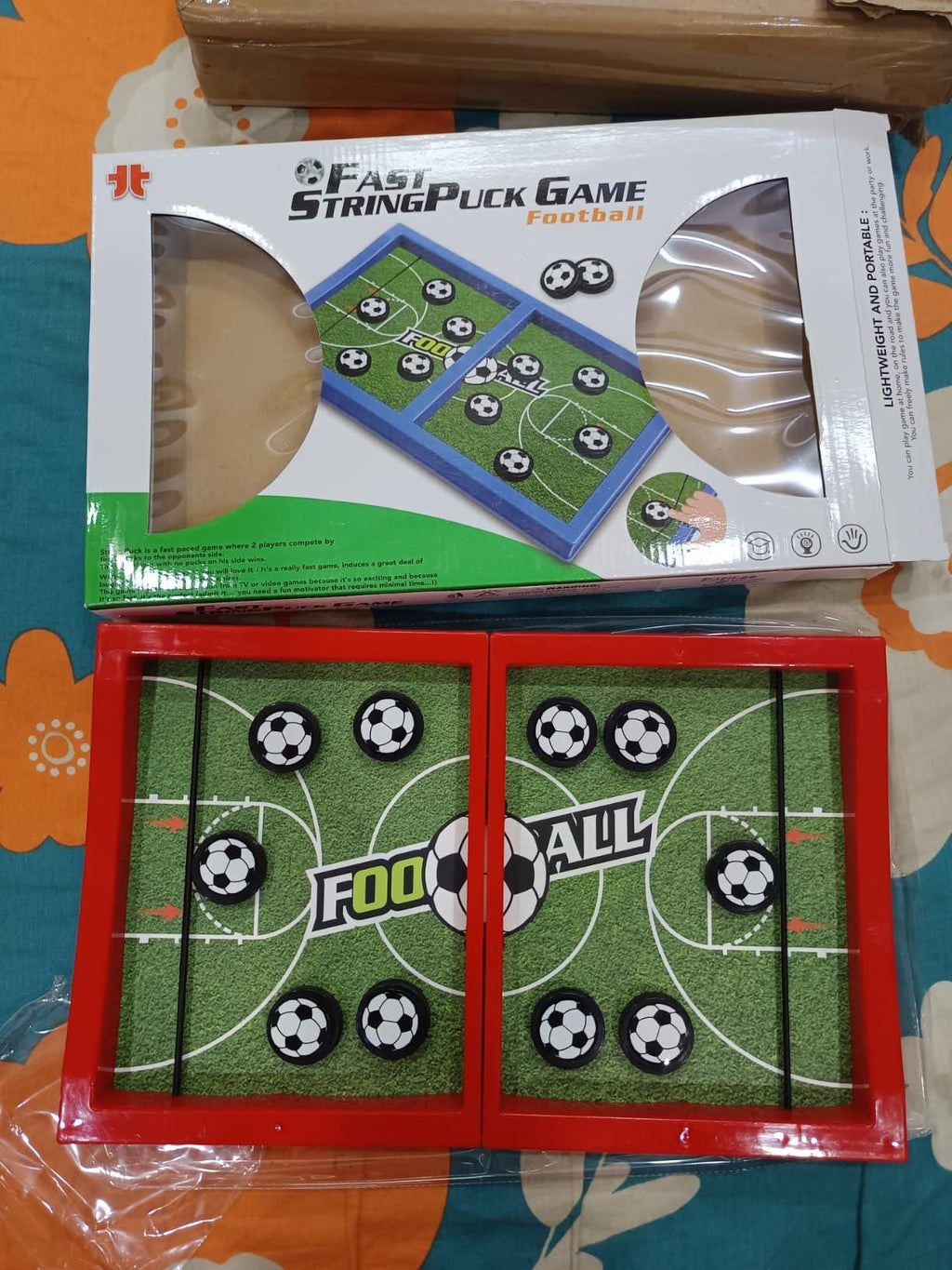 Football Sling Puck Board Game