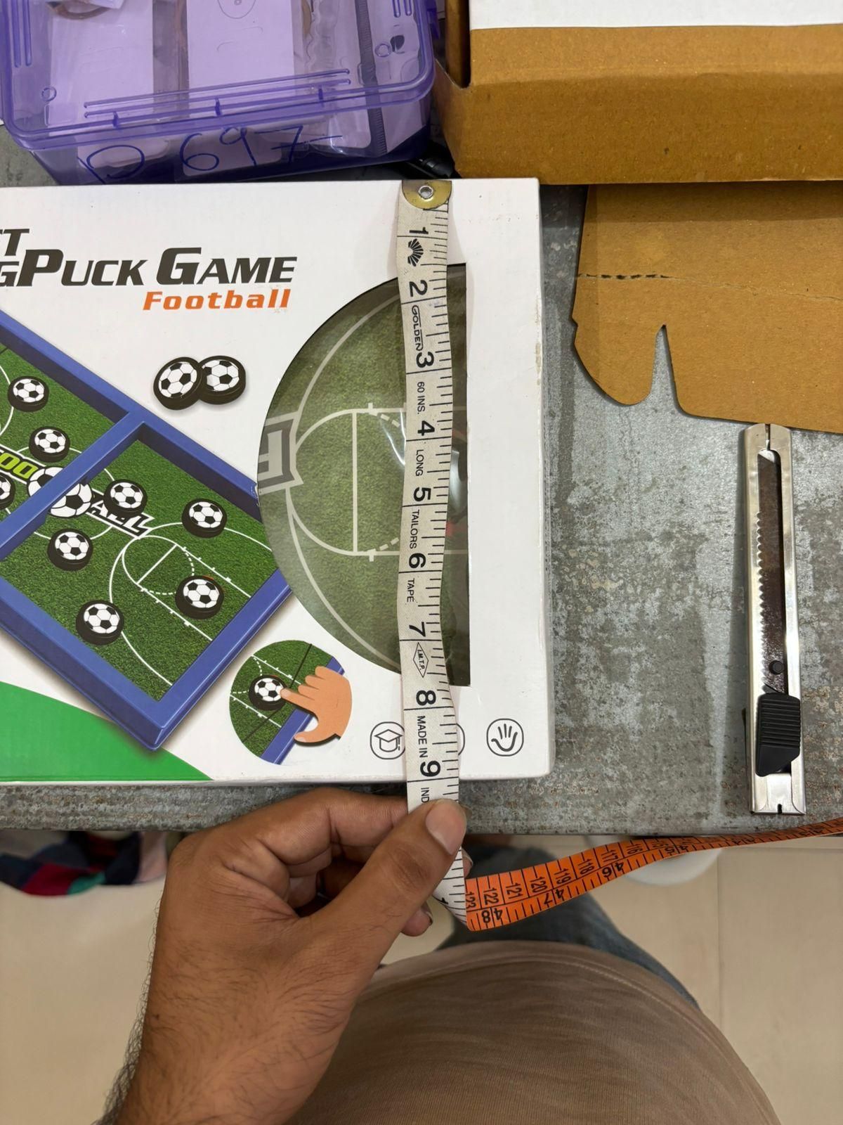 Football Sling Puck Board Game